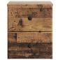 Preview: Wandmontierter Nachttisch Altholz 34,5 x 33 x 40 cm