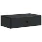 Preview: Wandmontierter Beistelltisch Schwarz 59 x 34,5 x 17 cm