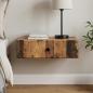 Preview: ARDEBO.de - Wandmontierter Beistelltisch Altholz 59 x 34,5 x 17 cm