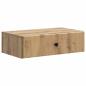 Preview: Wandmontierter Beistelltisch 59 x 34,5 x 17 cm Holzwerkstoff