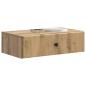Preview: Wandmontierter Beistelltisch 59 x 34,5 x 17 cm Holzwerkstoff