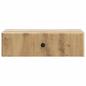 Preview: Wandmontierter Beistelltisch 59 x 34,5 x 17 cm Holzwerkstoff