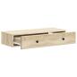 Preview: Wandmontierter Beistelltisch Sonoma-Eiche 87,5 x 34,5 x 17 cm