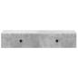 Preview: Wandmontierter Beistelltisch Betongrau 87,5 x 34,5 x 17 cm
