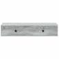 Preview: Wandmontierter Beistelltisch Graues Sonoma 87,5 x 34,5 x 17 cm