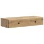 Preview: Wandmontierter Beistelltisch 87,5 x 34,5 x 17 cm Holzwerkstoff