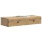 Preview: Wandmontierter Beistelltisch 87,5 x 34,5 x 17 cm Holzwerkstoff