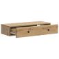 Preview: Wandmontierter Beistelltisch 87,5 x 34,5 x 17 cm Holzwerkstoff