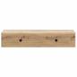 Preview: Wandmontierter Beistelltisch 87,5 x 34,5 x 17 cm Holzwerkstoff