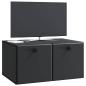 Preview: Wandmontierter TV-Schrank 59,5 x 41 x 30 cm Schwarz