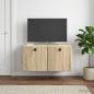 Preview: ARDEBO.de - Wandmontierter TV-Schrank 59,5 x 41 x 30 cm Sonoma-Eiche