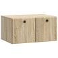 Preview: Wandmontierter TV-Schrank 59,5 x 41 x 30 cm Sonoma-Eiche