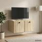 Preview: Wandmontierter TV-Schrank 59,5 x 41 x 30 cm Sonoma-Eiche