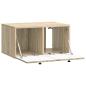 Preview: Wandmontierter TV-Schrank 59,5 x 41 x 30 cm Sonoma-Eiche