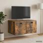Preview: ARDEBO.de - Wandmontierter TV-Schrank 59,5 x 41 x 30 cm Geräucherte Eiche