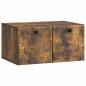 Preview: Wandmontierter TV-Schrank 59,5 x 41 x 30 cm Geräucherte Eiche