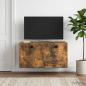Preview: Wandmontierter TV-Schrank 59,5 x 41 x 30 cm Geräucherte Eiche