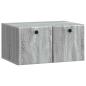 Preview: Wandmontierter TV-Schrank 59,5 x 41 x 30 cm Grau Sonoma