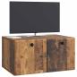 Preview: Wandmontierter TV-Schrank 59,5 x 41 x 30 cm Altholz