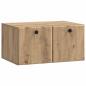 Preview: Wandmontierter TV-Schrank 59,5 x 41 x 30 cm Artisan-Eiche