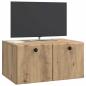 Preview: Wandmontierter TV-Schrank 59,5 x 41 x 30 cm Artisan-Eiche