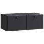 Preview: Wandmontierter TV-Schrank 78,5 x 41 x 30 cm Schwarz