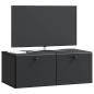 Preview: Wandmontierter TV-Schrank 78,5 x 41 x 30 cm Schwarz