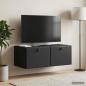 Preview: Wandmontierter TV-Schrank 78,5 x 41 x 30 cm Schwarz