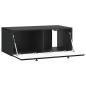 Preview: Wandmontierter TV-Schrank 78,5 x 41 x 30 cm Schwarz