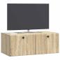 Preview: Wandmontierter TV-Schrank 78,5 x 41 x 30 cm Sonoma-Eiche