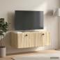 Preview: Wandmontierter TV-Schrank 78,5 x 41 x 30 cm Sonoma-Eiche