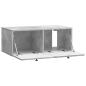 Preview: Wandmontierter TV-Schrank 78,5 x 41 x 30 cm Betongrau