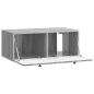Preview: Wandmontierter TV-Schrank 78,5 x 41 x 30 cm Grau Sonoma