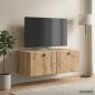 Preview: ARDEBO.de - Wandmontierter TV-Schrank 78,5 x 41 x 30 cm Artisan-Eiche