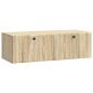 Preview: Wandmontierter TV-Schrank 98 x 41 x 30 cm Sonoma-Eiche