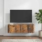 Preview: Wandmontierter TV-Schrank 98 x 41 x 30 cm Altholz Holzwerkstoff