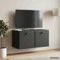 Preview: Wandmontierter TV-Schrank 59,5 x 31 x 30 cm Schwarz
