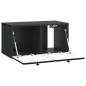 Preview: Wandmontierter TV-Schrank 59,5 x 31 x 30 cm Schwarz