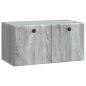 Preview: Wandmontierter TV-Schrank 59,5 x 31 x 30 cm Grau Sonoma
