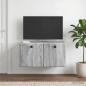Preview: Wandmontierter TV-Schrank 59,5 x 31 x 30 cm Grau Sonoma