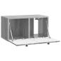 Preview: Wandmontierter TV-Schrank 59,5 x 31 x 30 cm Grau Sonoma