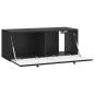 Preview: Wandmontierter TV-Schrank 78,5 x 31 x 30 cm Schwarz