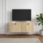 Preview: ARDEBO.de - Wandmontierter TV-Schrank 78,5 x 31 x 30 cm Sonoma-Eiche