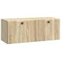 Preview: Wandmontierter TV-Schrank 78,5 x 31 x 30 cm Sonoma-Eiche
