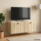 Preview: Wandmontierter TV-Schrank 78,5 x 31 x 30 cm Sonoma-Eiche