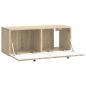 Preview: Wandmontierter TV-Schrank 78,5 x 31 x 30 cm Sonoma-Eiche