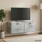 Preview: ARDEBO.de - Wandmontierter TV-Schrank 78,5 x 31 x 30 cm Betongrau