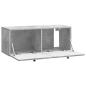 Preview: Wandmontierter TV-Schrank 78,5 x 31 x 30 cm Betongrau