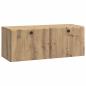 Preview: Wandmontierter TV-Schrank 78,5 x 31 x 30 cm Artisan-Eiche