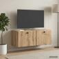 Preview: Wandmontierter TV-Schrank 78,5 x 31 x 30 cm Artisan-Eiche